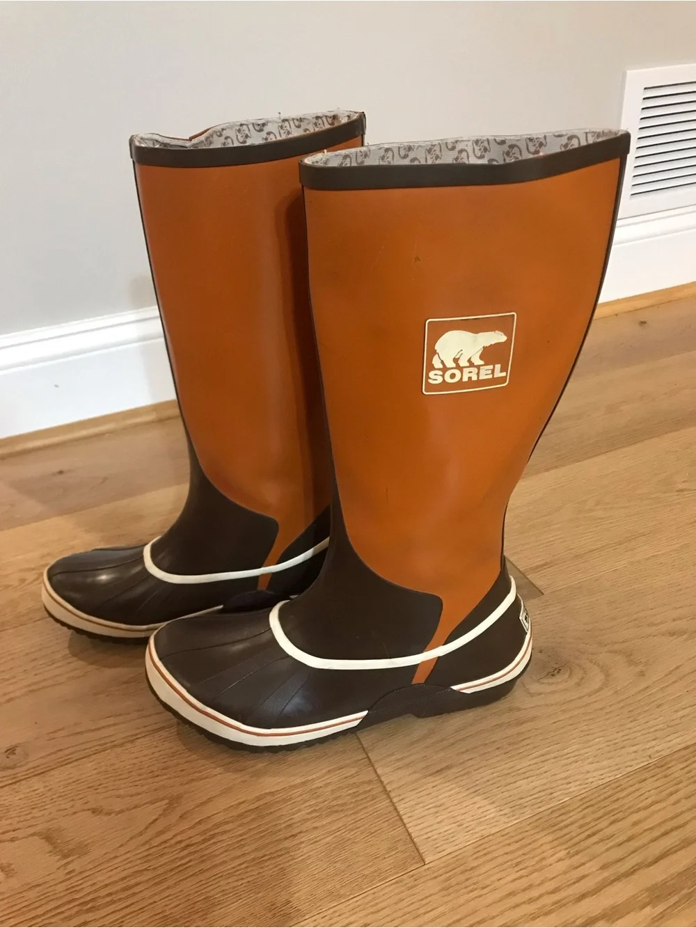Sorel Sorellington Two-Tone Brown & Tan Waterproof Tall Boots